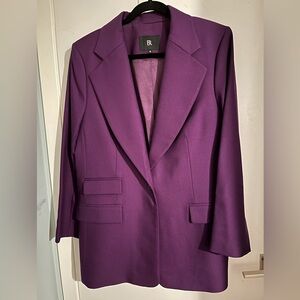 Banana Republic “Fabbrica Alta by Marzotto” Italian Wool Blazer – Deep Purple
